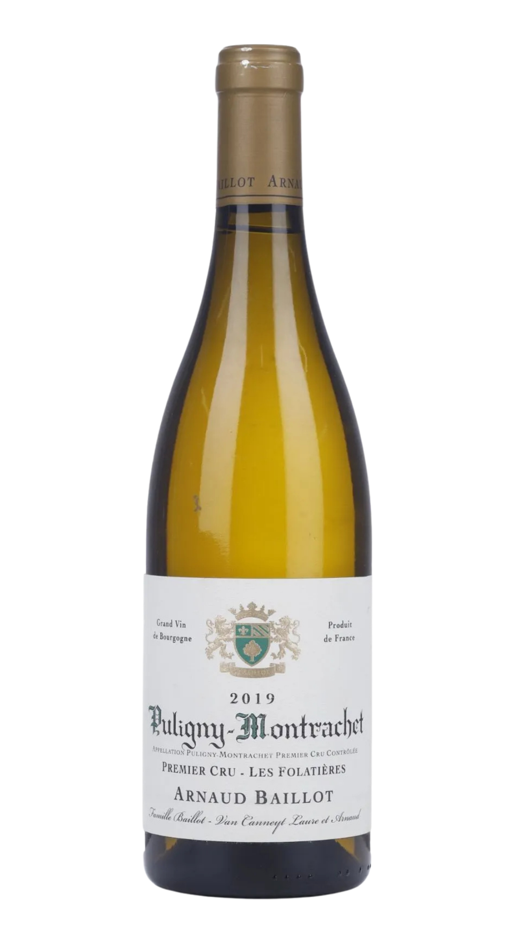 Arnaud Baillot Puligny-Montrachet 1er Cru Les Folatières 2019