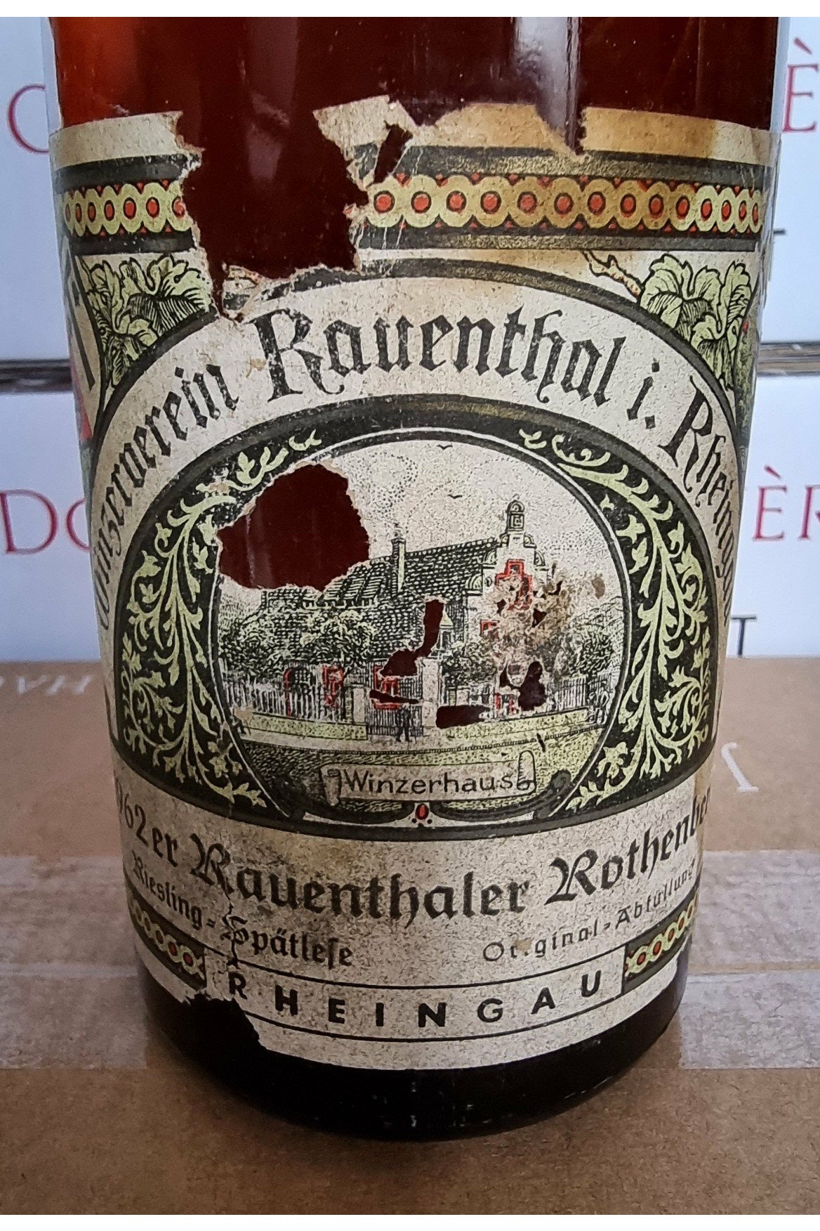 Rauenthaler Rothenberg Riesling Spätlese 1962